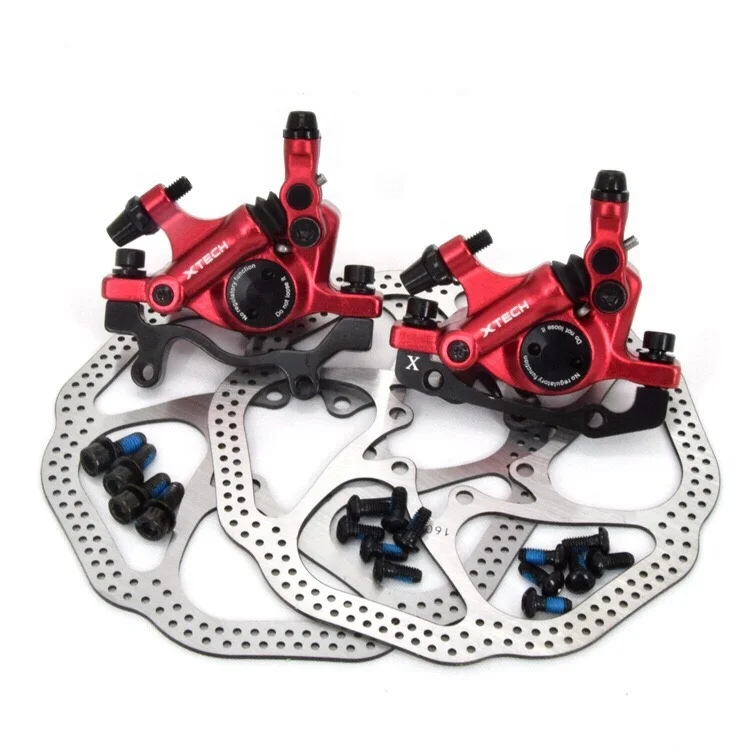 ZOOM MTB Road Line Pulling Hydraulic Disc Brake Calipers Front & Rear With Disc