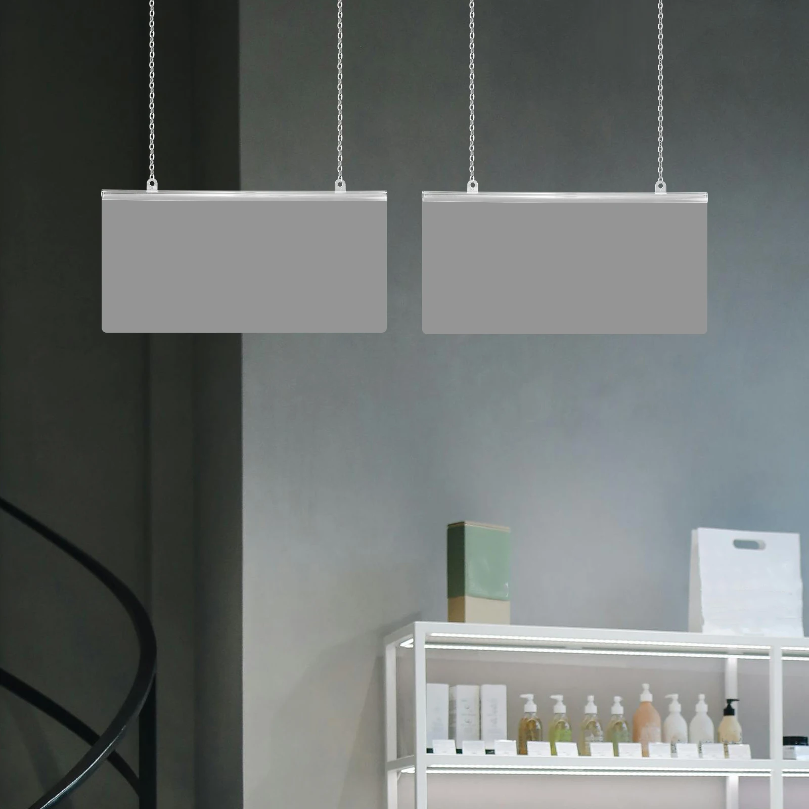 

10pcs Pvc Poster Hanger Rail Poster Strip Bar Poster Frame Hanger Painting Poster Scroll Hanger Frame For Home Poster Maps