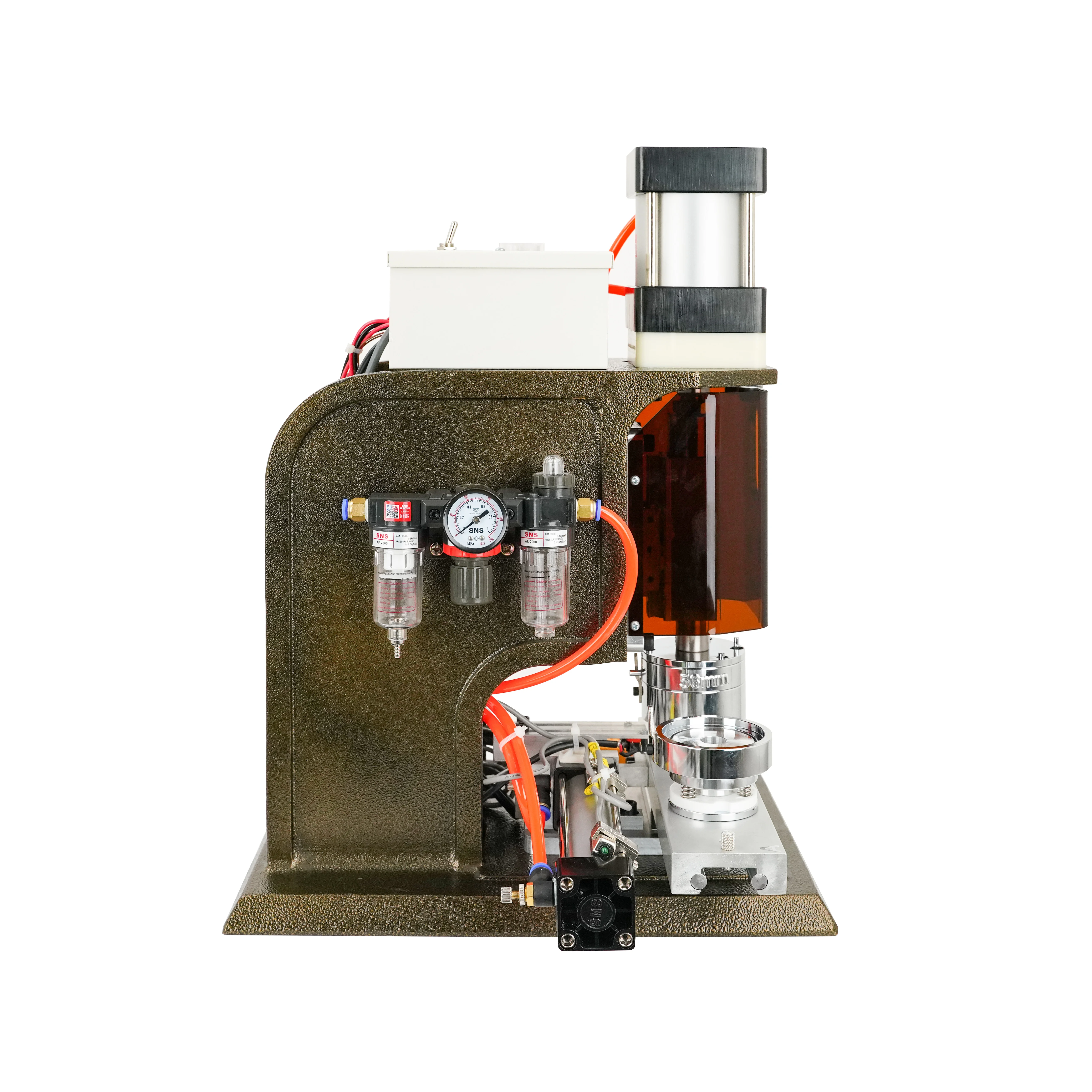 High Quality Wholesale Automatic Pneumatic Button Making Machine Button Maker
