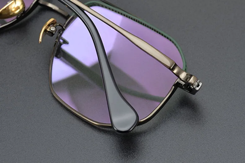 Japanische Design Pilot Titan Quadrat Gläser Rahmen Männer Optische Brillen Frauen Myopie Lesen Rezept Brillen Brillen – Detail 16