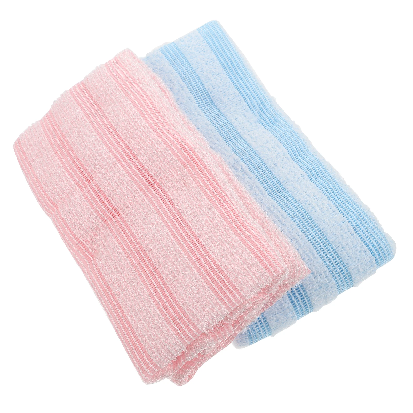 

Exfoliating Bath Clothes Back Scrubber Comfortable Skin Cleaning Towels Body Length Non Irritating Double Sided Durable Bath