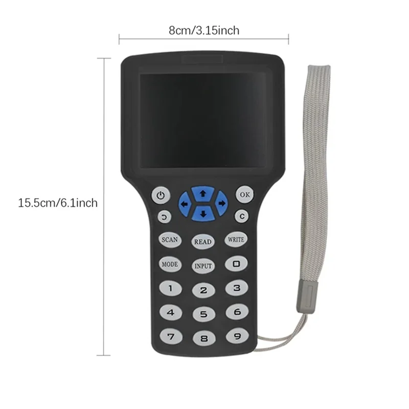 -MEOF 10 تردد RFID NFC قارئ البطاقات الذكية الكاتب الناسخ + 5XCUID بطاقة/سلسلة المفاتيح 125K 13.56Mhz RFID ناسخة مفتاح النسخ المتماثل
