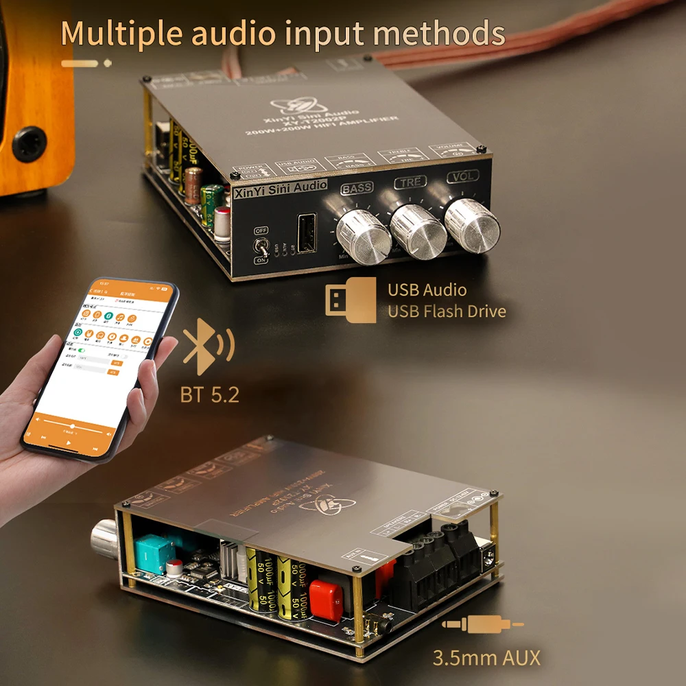 XY-T2002P 200W+200W BT Digital Amplifier Board Audio Amplifier