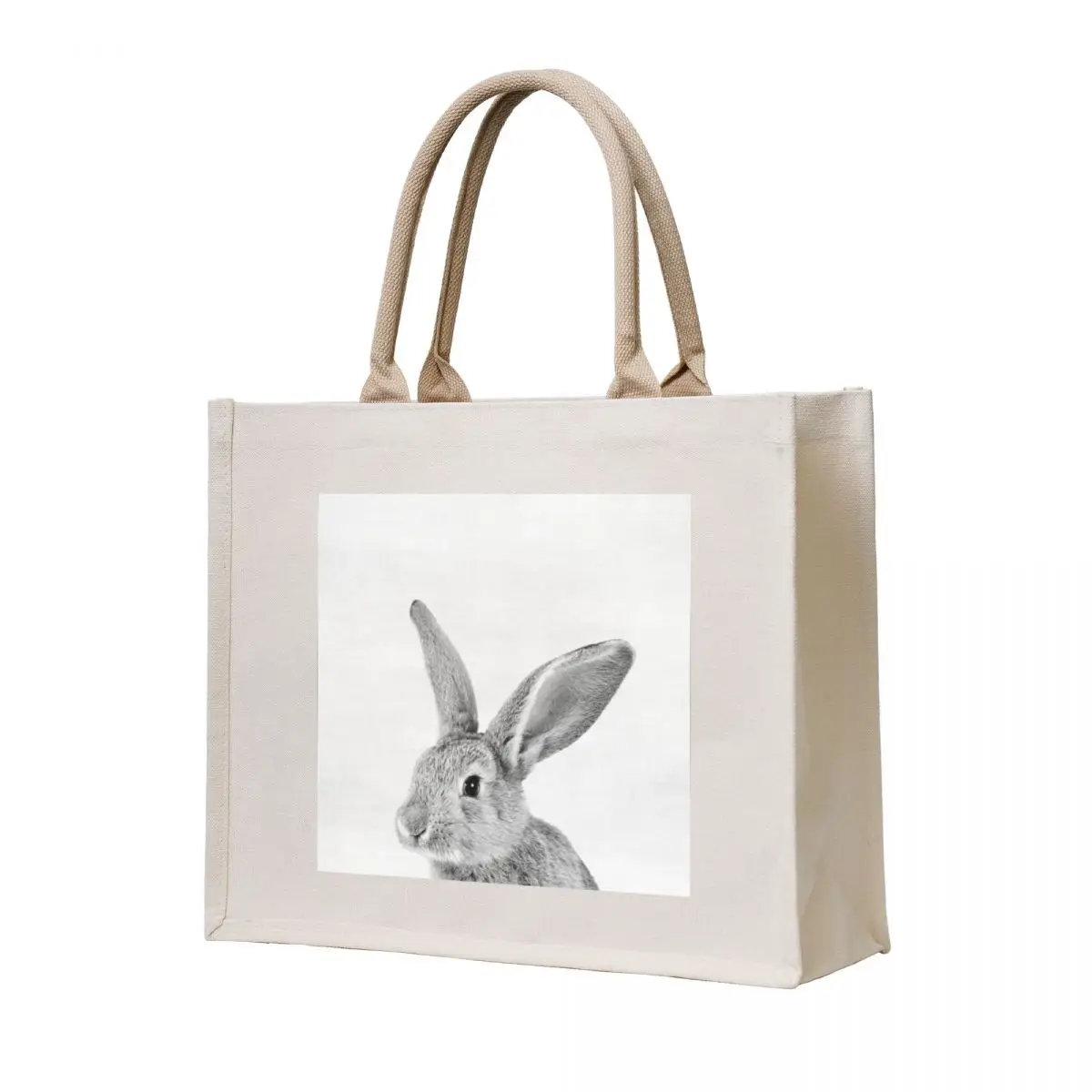 

Rabbit Tote Bag Woman shopper bag hand bag tote men