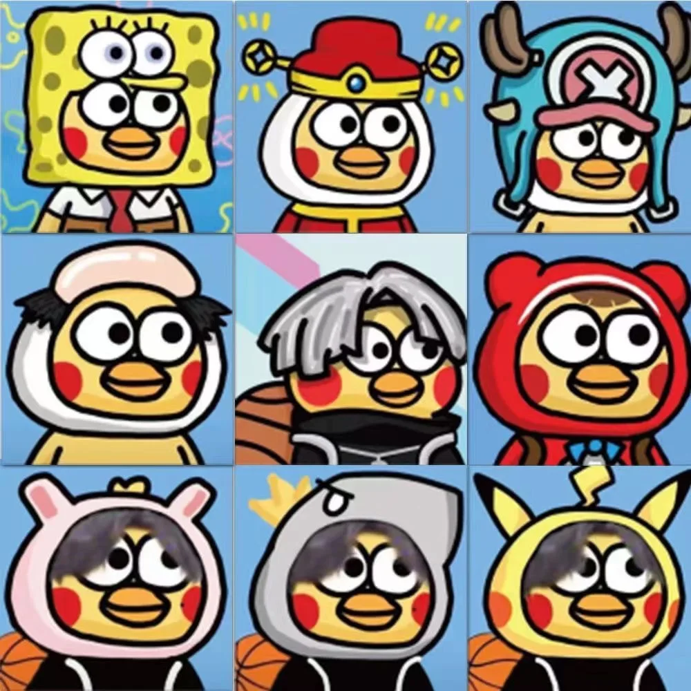 

62 Chickens You Are So Beautiful Little Yellow Chicken Emoticon Package Stickers Cartoon DIY Hand Note Waterproof Stickers