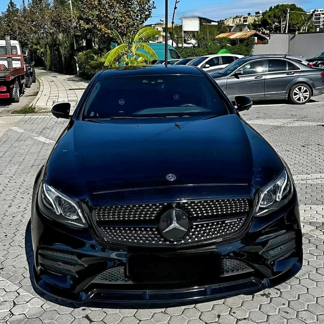 

For Mercedes Benz E Class W213 S213 C238 A238 E400d E260 E220d 2016-2020 Front Bumper Spoiler Lip Splitter Diffuser Guard Tuning