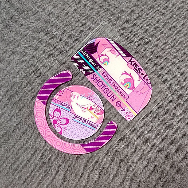 Glass Mouse Skates Glide Feet Pads Mouse Feet Sticker for  GPW GPW2 G-pro Wireless Gaming Mouse Rounded Curved Edges