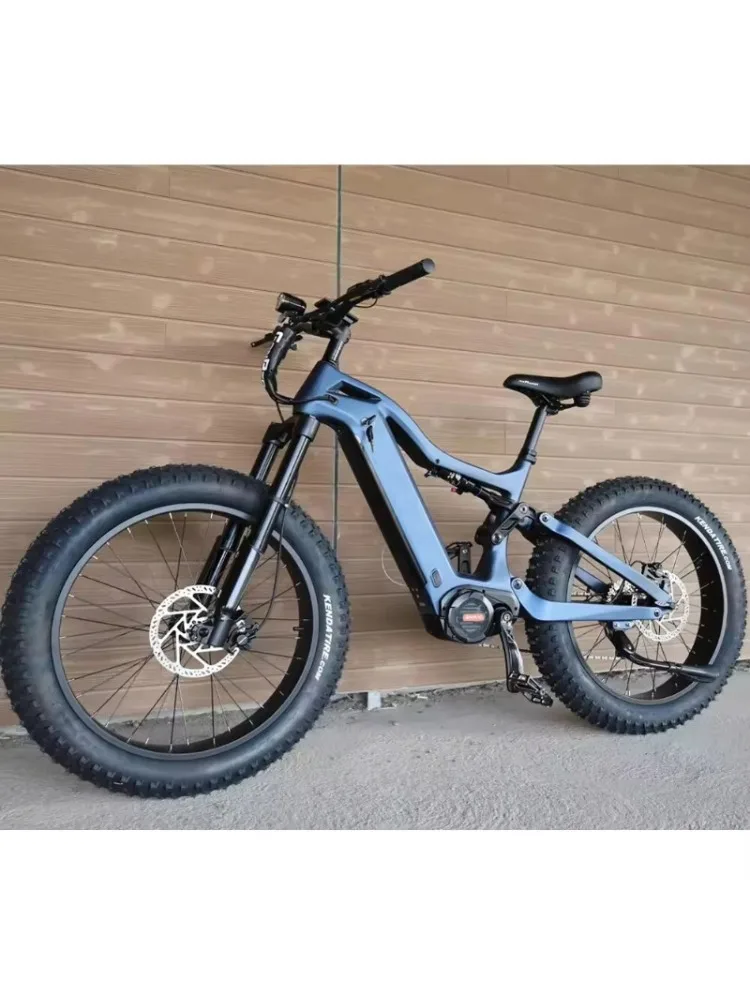AliExpress NONE Carbon Fiber Tire Full Suspension Electric Hybrid Bike 1000W Octagon M620 Mid Drive for MTB Outdoor Professional Use