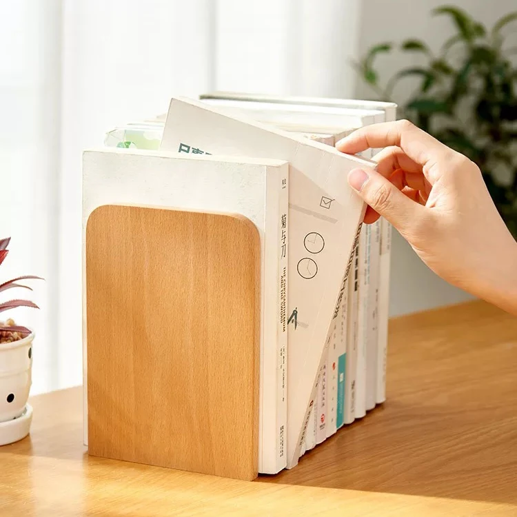 creative-wood-desktop-bookends-office-supply-original-wood-color-book-stands-organizer-book-holder-desk-accessories