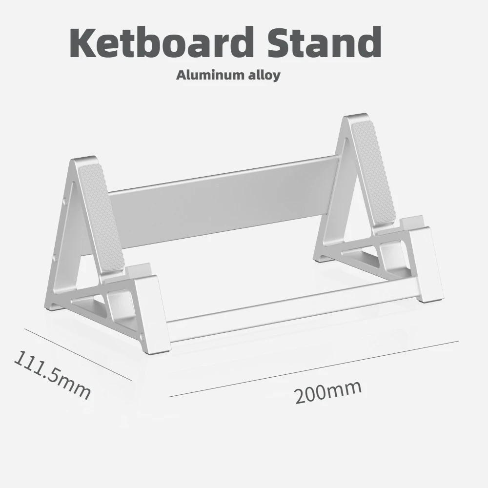 KBDfans Aluminum Keyboard Stand Custom Mechanical Keyboard Desktop Display Stand Detachable Keyboard Base Storage Rack Support