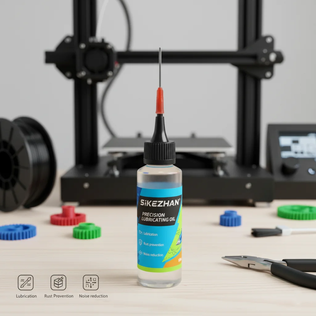 زيت تشحيم للطابعة ثلاثية الأبعاد مع طرف إبرة، السكك الحديدية الخطية/المسمار الرصاص/المحمل التشحيم، تشغيل سلس وهادئ، مضاد للصدأ، رعاية الصيانة #2