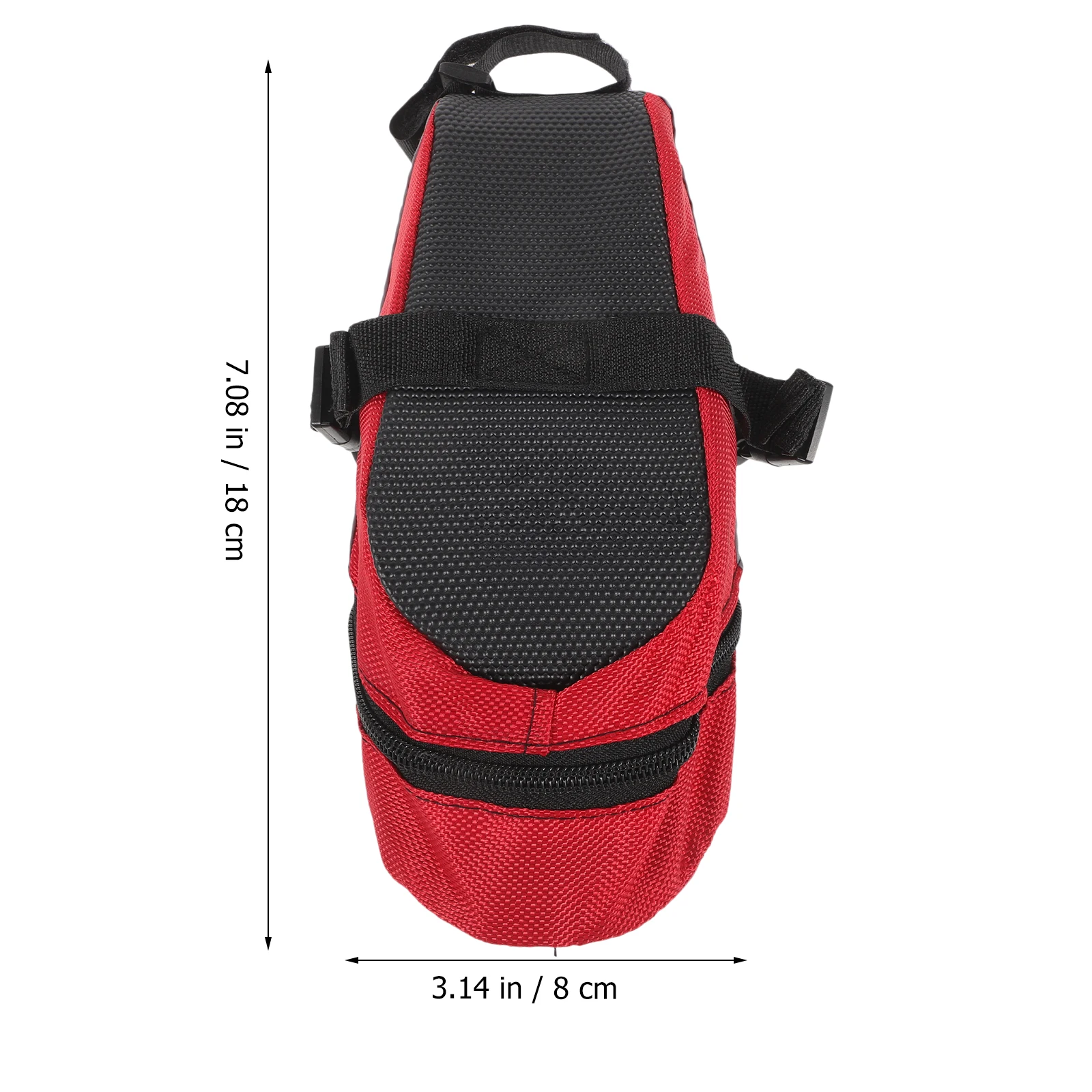

s Bicycle Saddle Bag Red Lightweight Durable Nylon Multi Functional Storage Bike Rear Rack Seat Pouch Cycling Enthusiasts Tools