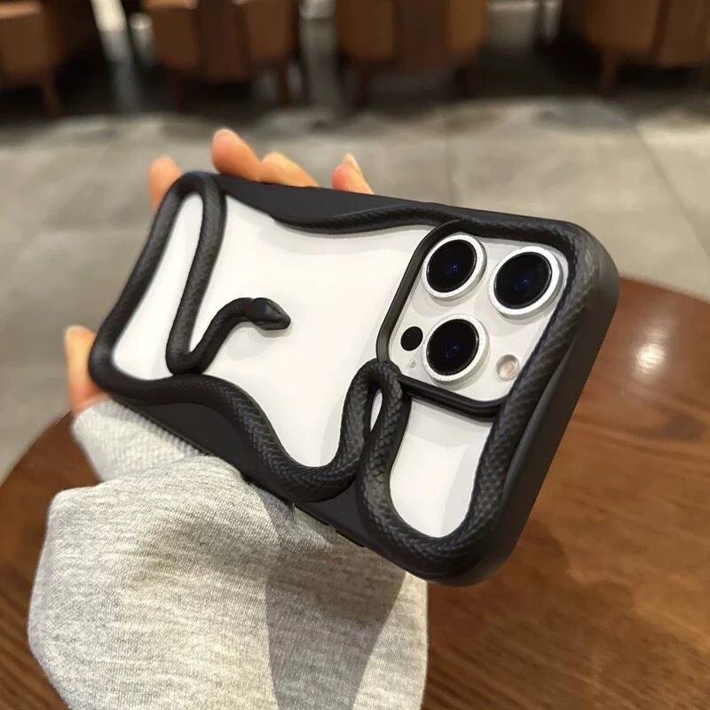 Matte Summer Breathable Cool Snake Style Phone Case For Compatible With Samsung Galaxy A06 A14 A15 A16 A26 A36 A54 A55 A56 4G 5G