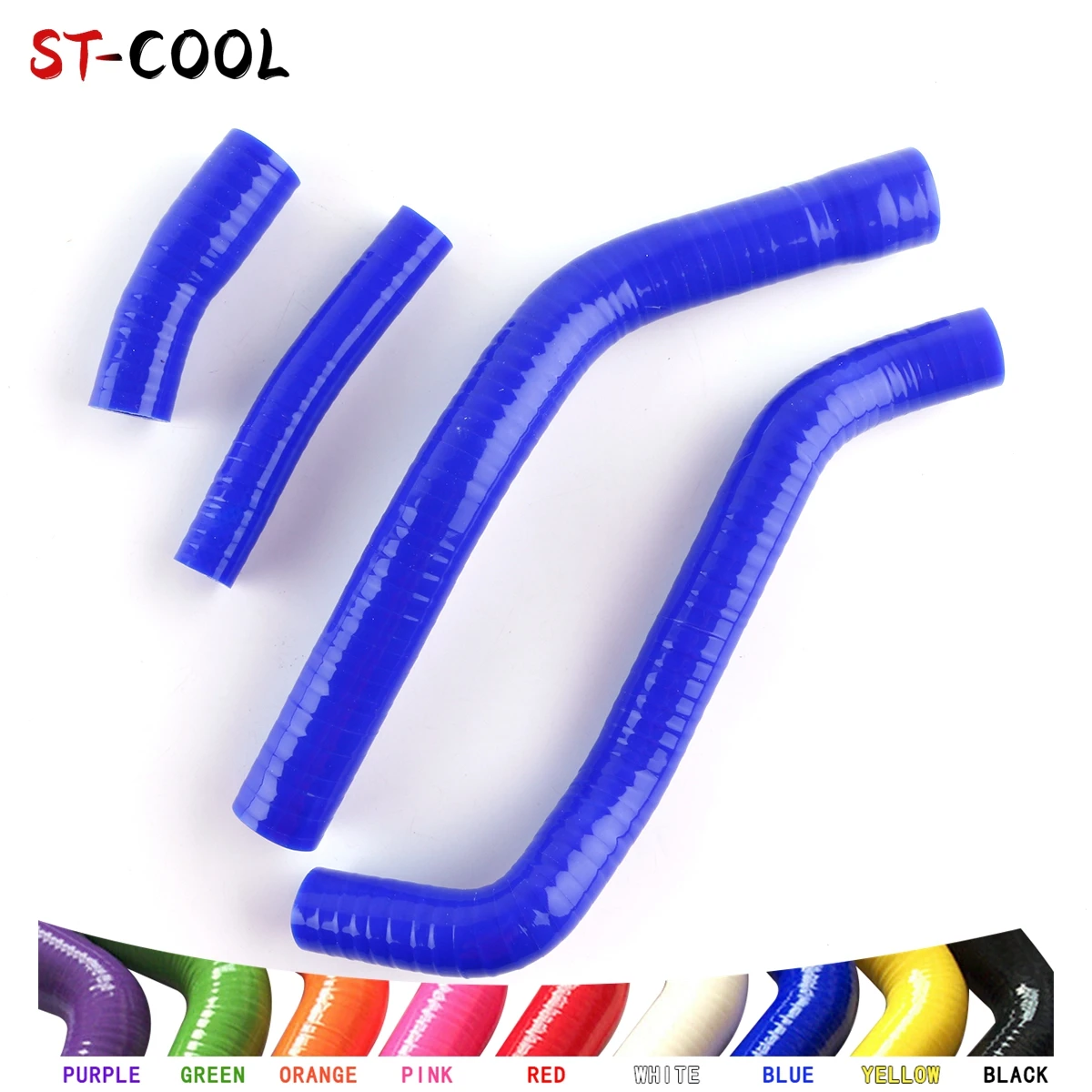FOR YAMAHA YZF 450 YZF450 YZ450F 2014 2015 2016 2017 Silicone Radiator Hoses Kit Tubes Piping 4Pcs 10 Colors