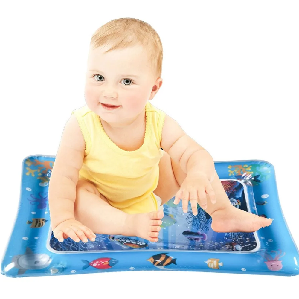 Tapete de Água Inflável para Bebês, Almofada de Brincadeira Aquática para Crianças, Brinquedo Educativo para o Desenvolvimento Infantil, Brinquedos de