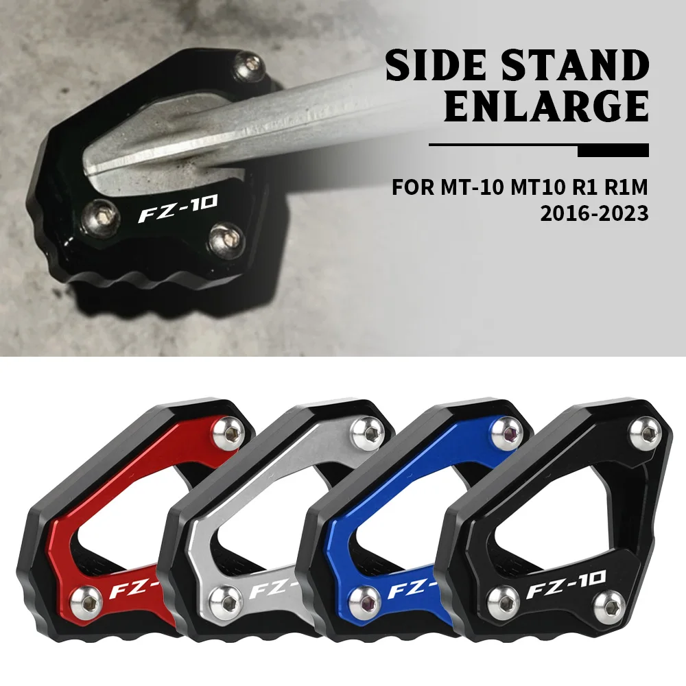 

FOR Yamaha MT-10 MT10 FZ-10 FZ10 R1 R1M 2015-2023 Side Stand Pad Plate Kickstand Enlarger Support Sled Sidkstand Kickstand