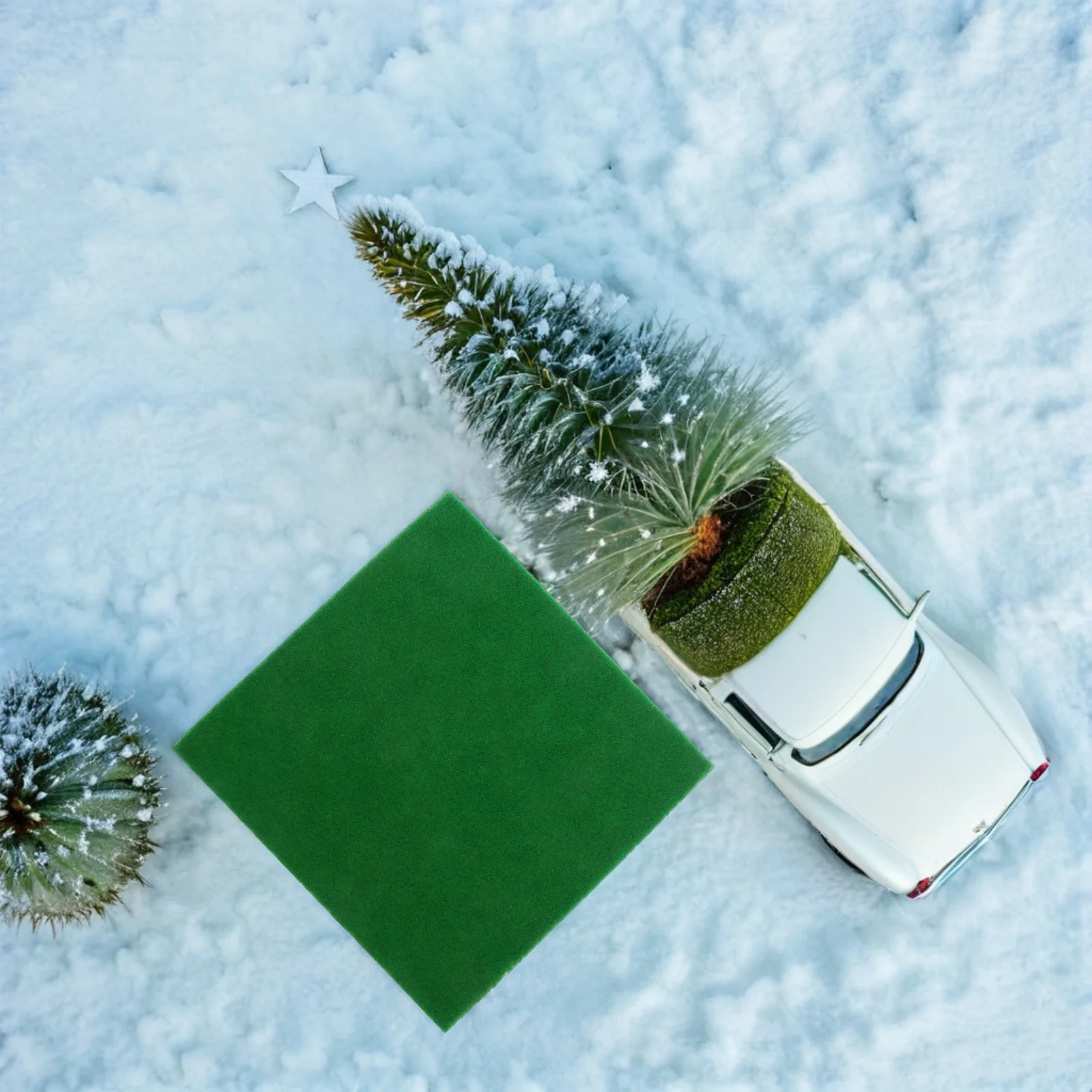 

10Pcs Fake Grass Mat for Mini Gardens Realistic Artificial Moss Turf DIY Creative Home Office Decor Simulation Greenery