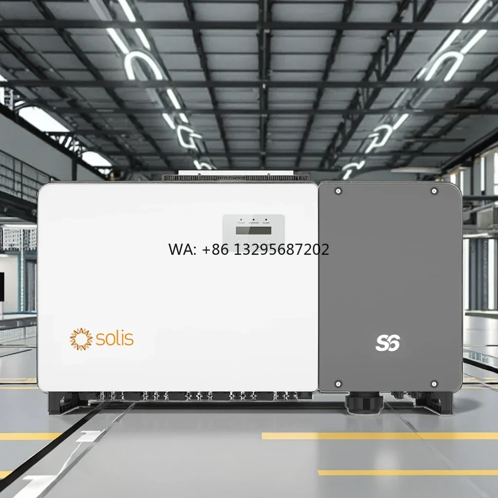Solis Three Phase 50-75KW Grid-Tied Inverters 6/8 MPPT Design 42A/36A Per MPPT