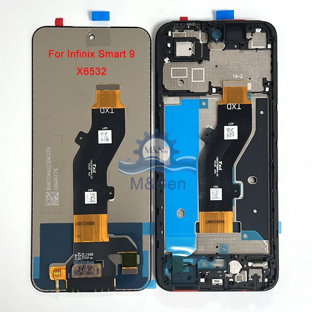 Tested For Infinix Smart 9 X6532 LCD Display Screen Frame Touch Panel For Tecno Spark 30 5G KL8/ 30C 4G kl5/ 30C 5G KL8H LCD