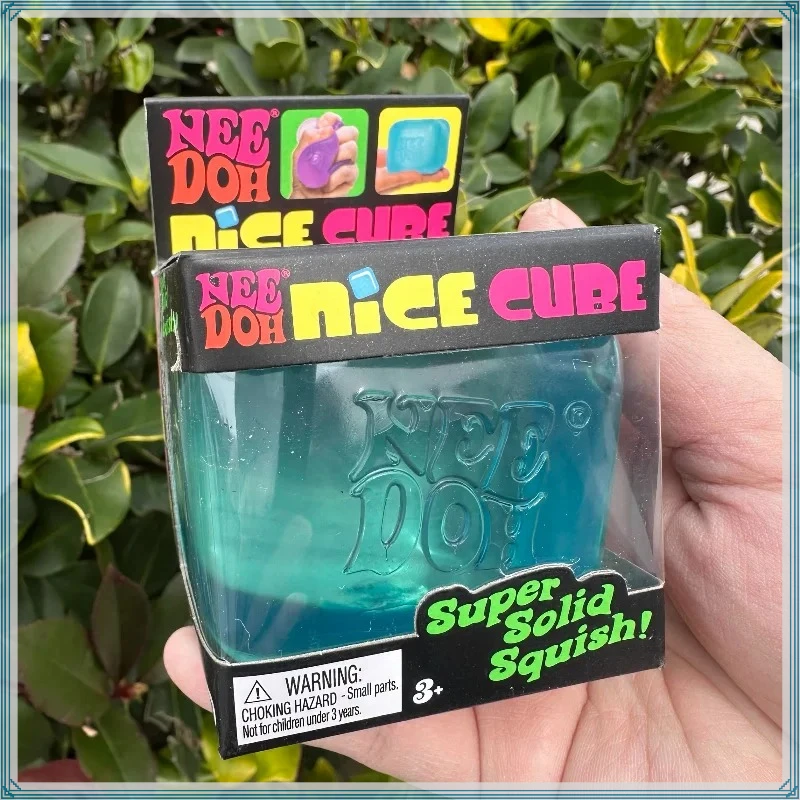 Needh Nice Cube Sensory Squeezing Toy Cube for Stress relief and Fingertip Release Toy for Adult Pinching and Playing Toys Gift
