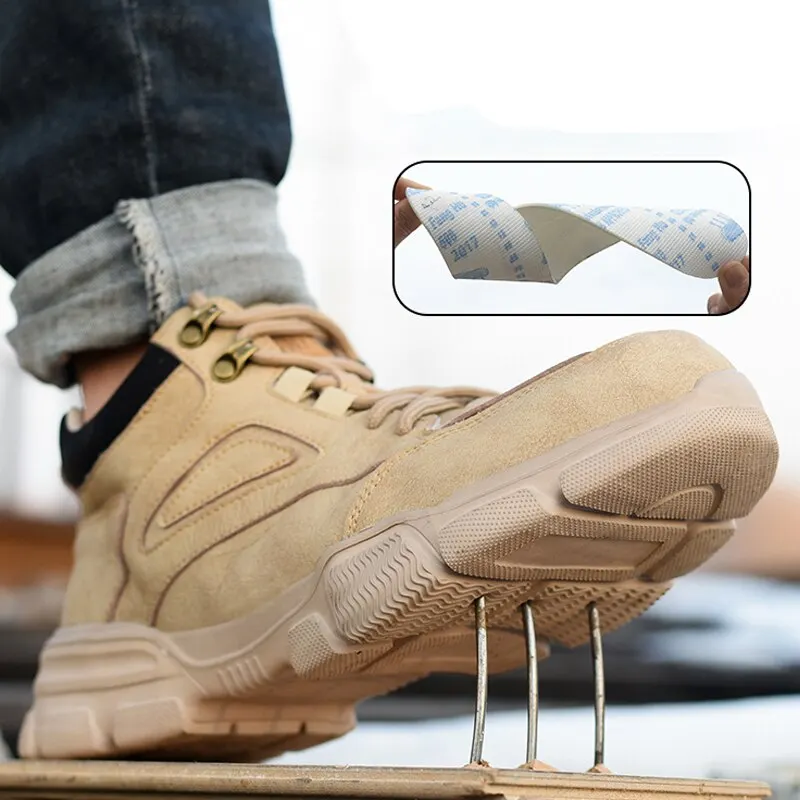 Scarpe antinfortunistiche maschili Sneakers da lavoro stivali antinfortunistici da lavoro indistruttibili scarpe invernali da uomo scarpe con punta in acciaio scarpe antinfortunistiche sportive Dropshipping