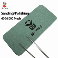 YCS MrYang Sponge Polishing Pad High-Grit Multi-Surface Scratch Removal Reusable for Tweezer PCB BLADE Sanding Polishing Tools