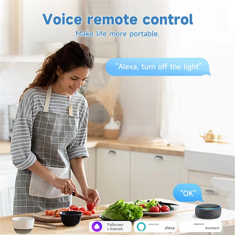 A26F-Mini Smart Switch 16A Wifi Relay Module Smart Switch Wireless Light Switch Voice Control For Smart Home Automation