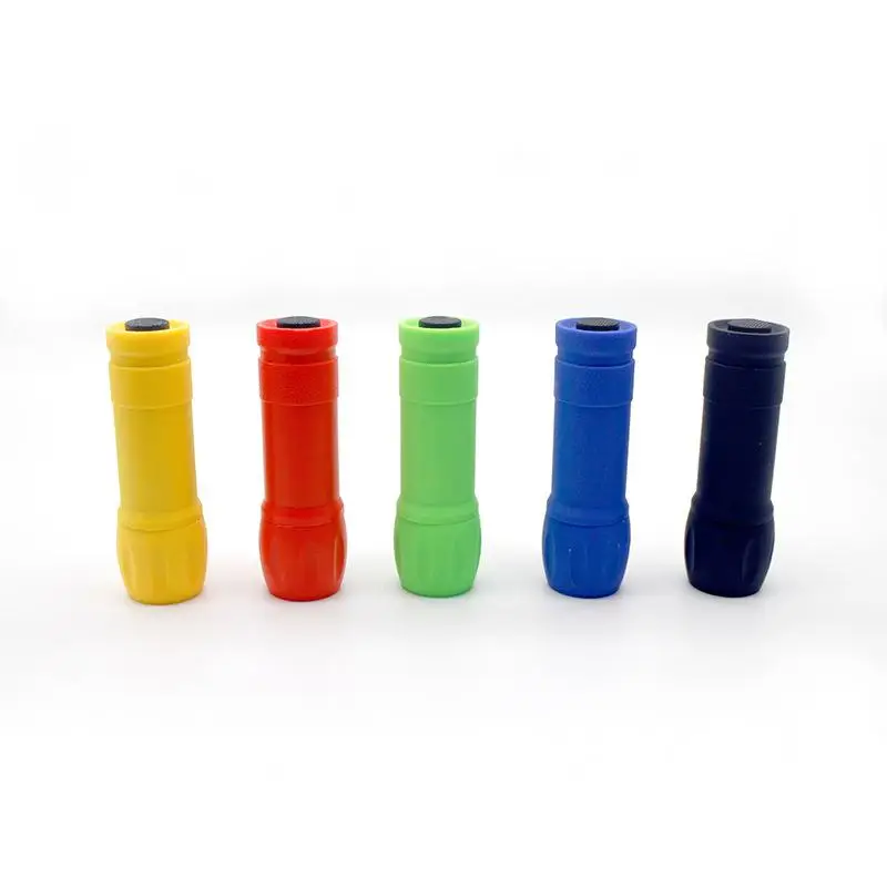 1Pcs Outdoor Emergency Torch Nine XPE Lamp Beads Strong Lighting Using 3 NO.7 Batteries Fixed Focus Mini Portable Flashlight