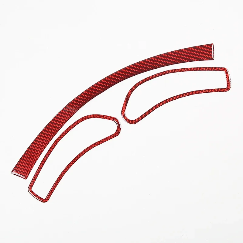 For Chevrolet Corvette C6 2005-2013 Soft Carbon Fiber Car Dashboard Speedometer Cover Trim Sticker Car Accessories Interior