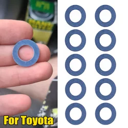 10X Thread Oil Drain Sump Plug Gaskets Washer Seal Ring For Toyota Highlander Land Cruiser Sequoia Paseo Prius Pickup Tundra