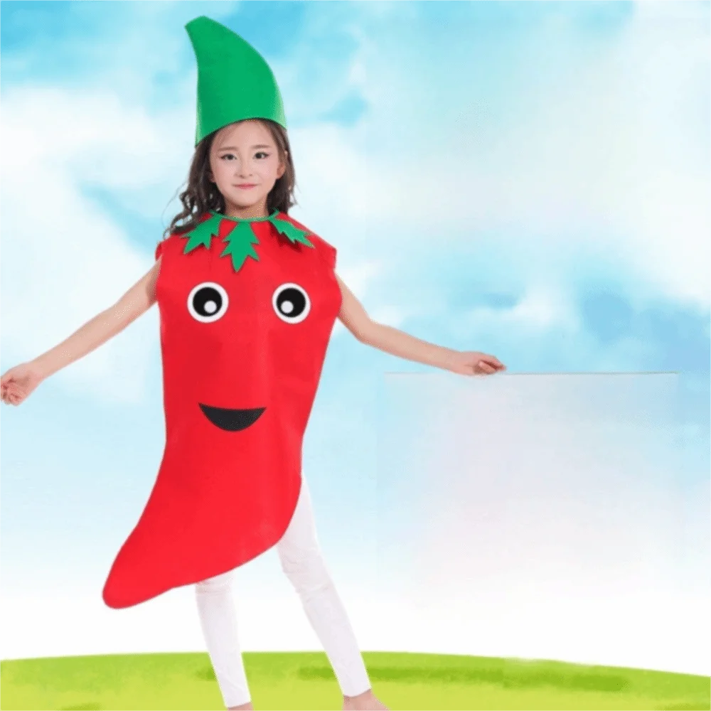 

Fruit Fruit Vegetable Cosplay Costume Portable 90-140CM Performances Cos Clothing Cosplay Fruit Costume Set
