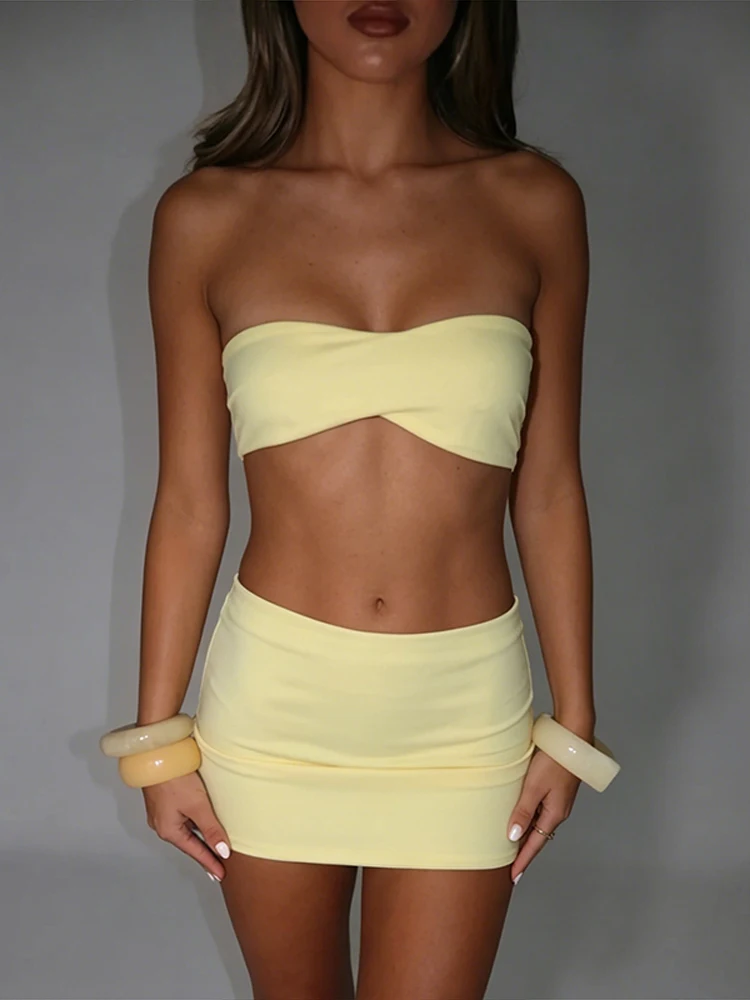 Sexy Sequin Shawl Bikini Mini Skirt Sets Women Irregular See Through Cover Tube Top Skirt 2026 Summer Party 3 Pieces Outfits image 5