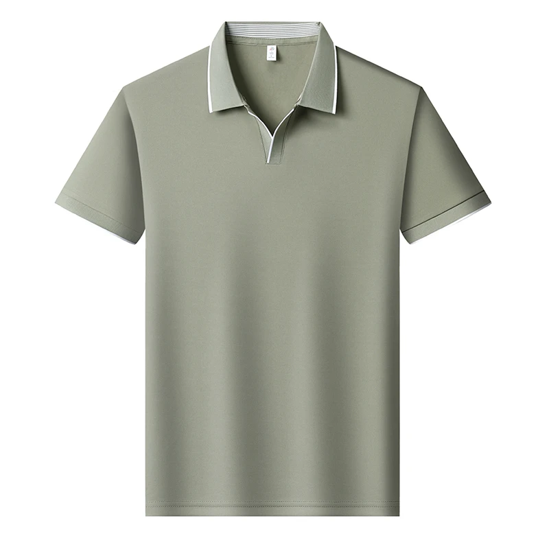 Herren Kurzarm Poloshirts Klassische Passform Lässige T-Shirts mit Kragen Weiche Bequeme Modische Oberteile für Männer Geeignet für Golf und Business – Detail 18