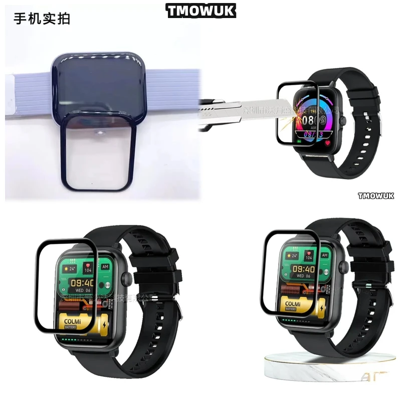 

For Colmi C60 C80 P68 P28 Screen Film, Full Cover 3D Curved Anti - Scratch Soft Flexible PMMA Guard