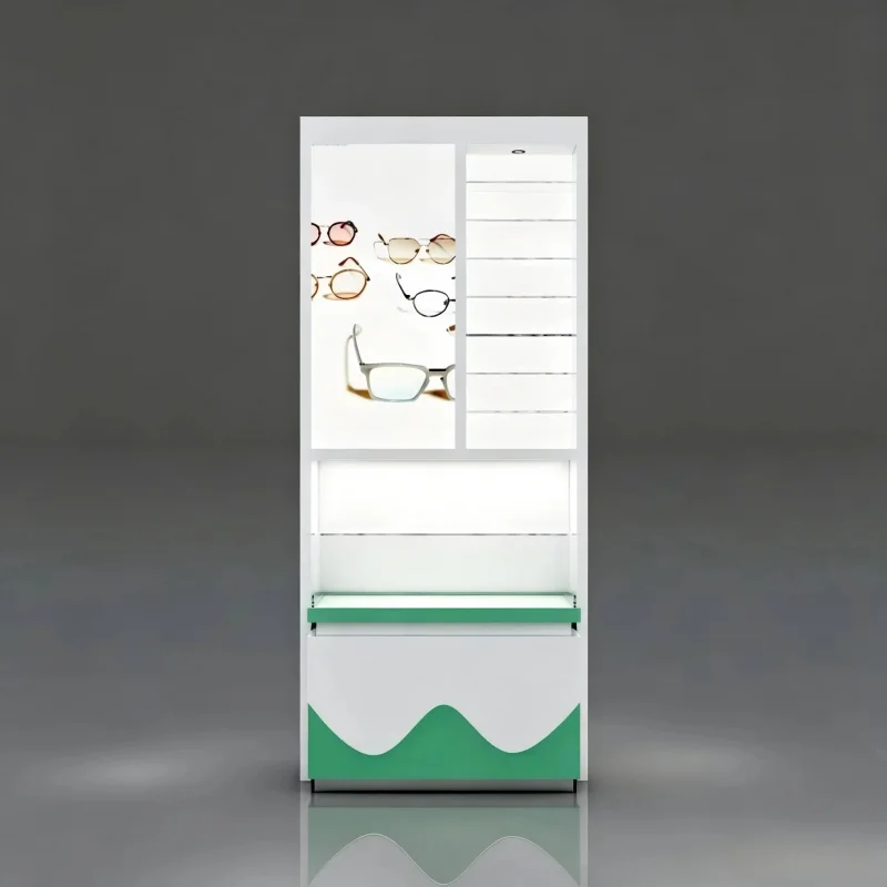 custom.Spot GoodsLEDSunglasses display stand Wooden glasses display stand Suitable retail stores and shopping malls