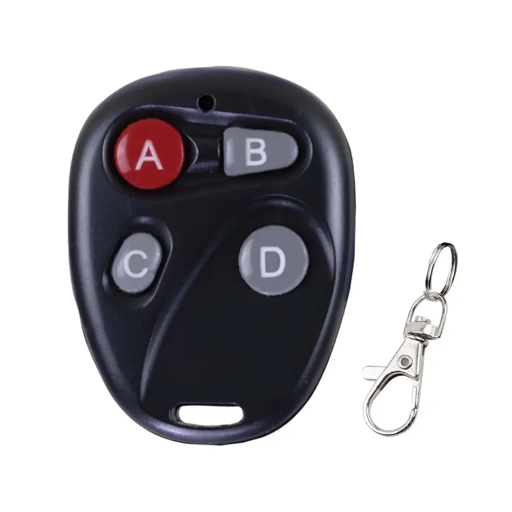 

433MHz 4 Buttons RF Transmitter Remote Control For Garage Door Smart HomeLearning Fixed Code