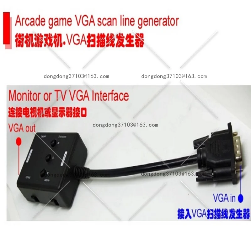 Classic arcade, VGA scan line generator
