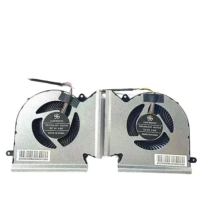 Replacement CPU + GPU Cooling Fan for MSI GE66 10SGS 10SFS 10SF 10UH 10UG 10UE 11UH Leopard 10UH 10UG 11UG Series 0.2