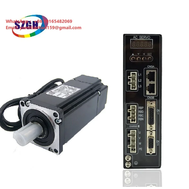 SZGH Brushless Ac Servo Motor and Controller 750w 3.5nm for Injection Machine