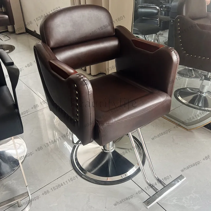 LSModern Design Hair Barber Luxury Display Fashionable Hair Barber Nordic Trendy Beauty Cadeira Manicure Commercial Furniture