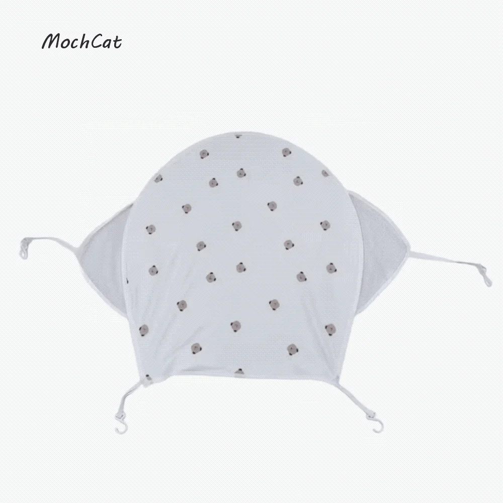 Extended Baby Stroller Sunshade Adjustment Light Blocking UV Resistant Canopy Lightweight Stretch Fabric Sun Blocker Cover