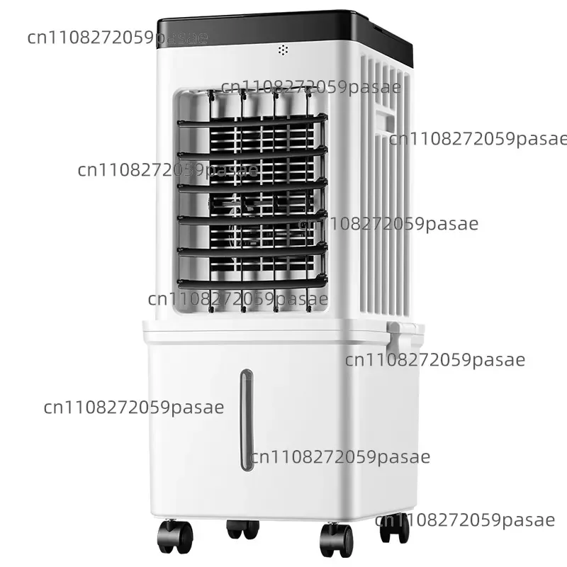 Household Air Cooler Intelligent Detachable Air Conditioner Fan Light Sound Remote Control Turning Page