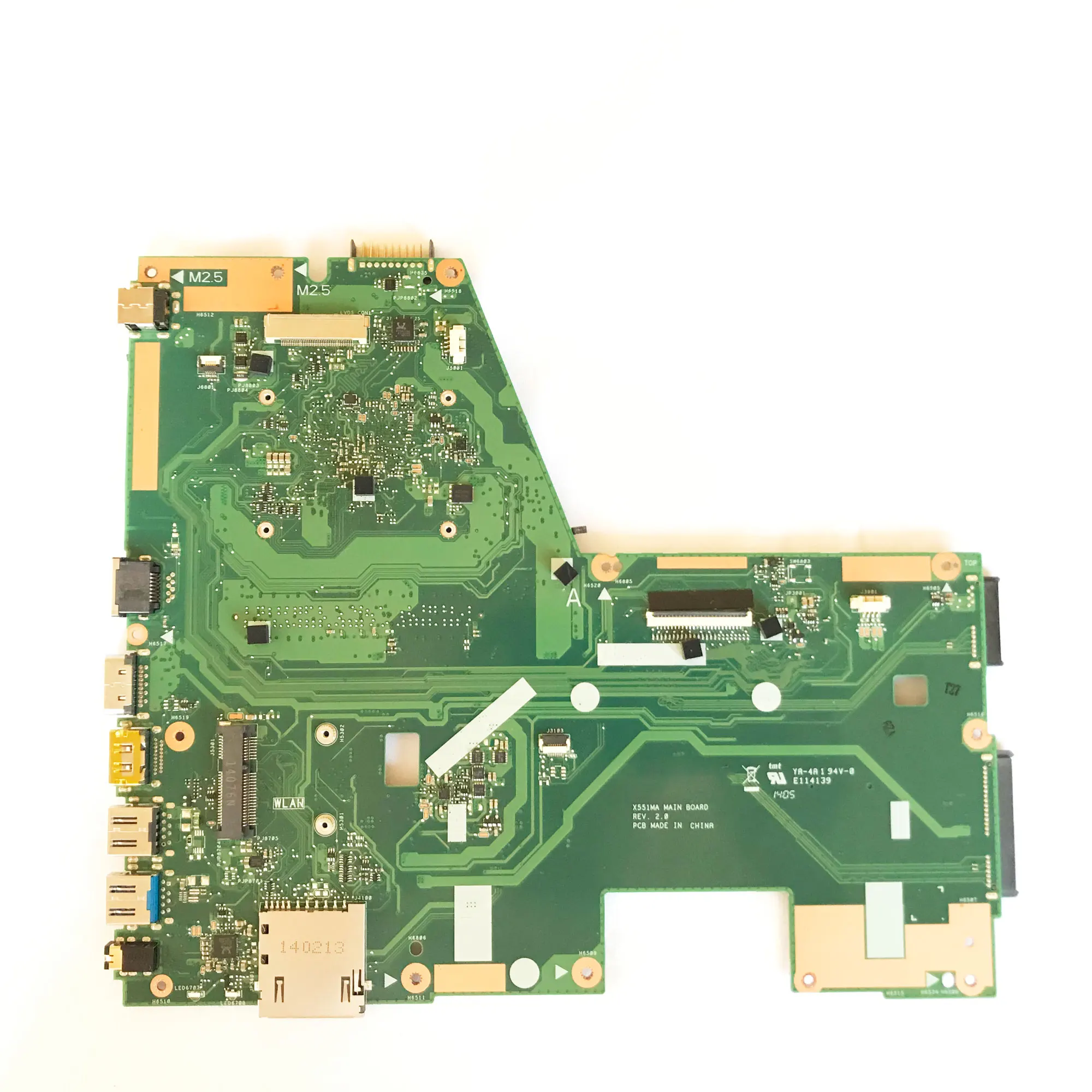 X551MA Motherboard with N2830 N2840 N2930 N2940 N3530 N3540 CPU for ASUS F551MA R512MA Laptop Motherboard DDR3 100% Tested