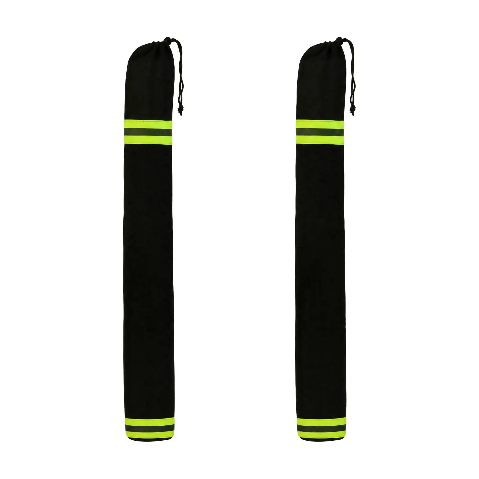 2 Pieces Yacht Trailer Guide-Rod Cover 600D PU Material Trailer Guide Post Cover with Reflective Bands High Visibility Snug Fit
