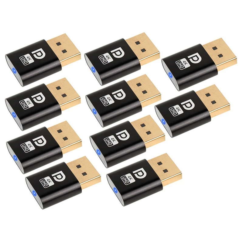 

(NEW) 4K Displayport Dummy Plug DP Virtual Display Adapter DP Dummy Plug EDID Headless Ghost Emulator Accessories For PC