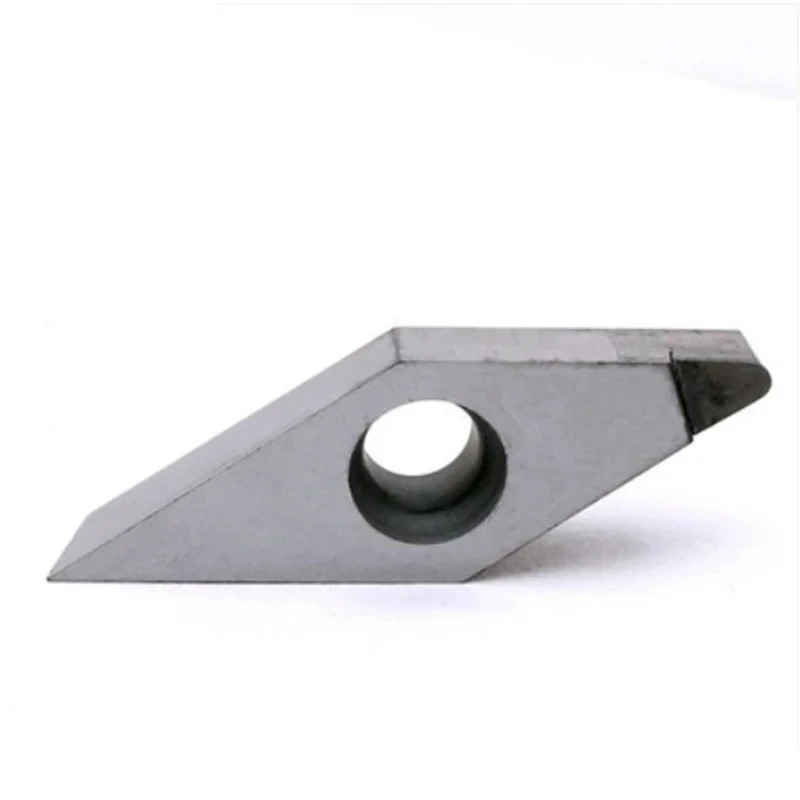 Lama girevole in alluminio diamantato PCD per lavorazione in lega di alluminio VBGT VCGT 110302 ad alta lucentezza con buona superficie