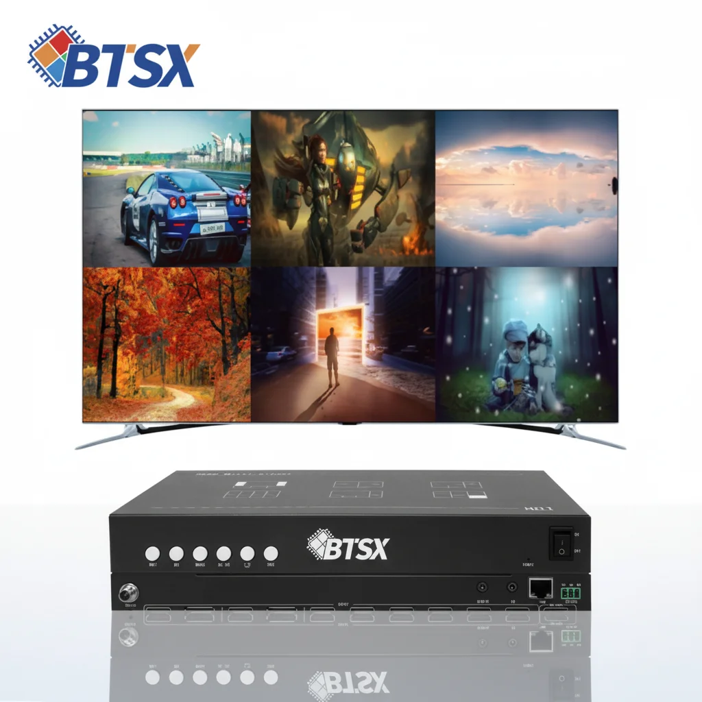 BIT-MV-4K60-801 Support 15x15 Custom Segmentation 4K60 Multer, 8-Image Display, 4 Multi-Control Methods