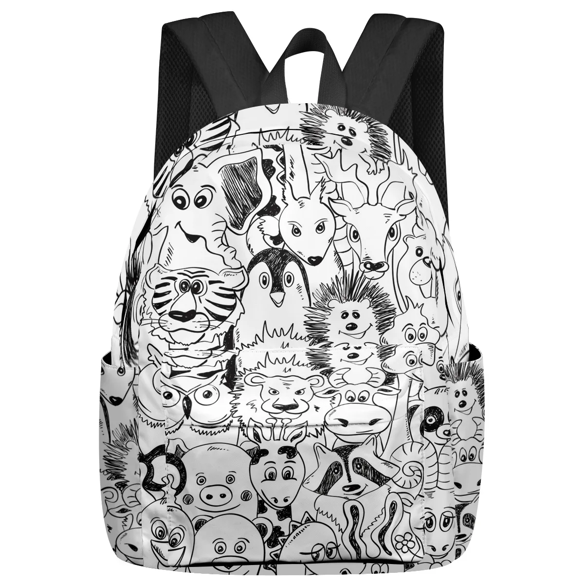 

Owl Animal Cartoon Large Capacity Bookbag Travel Backpacks Schoolbag For Teenager Women Laptop Bags Rucksack