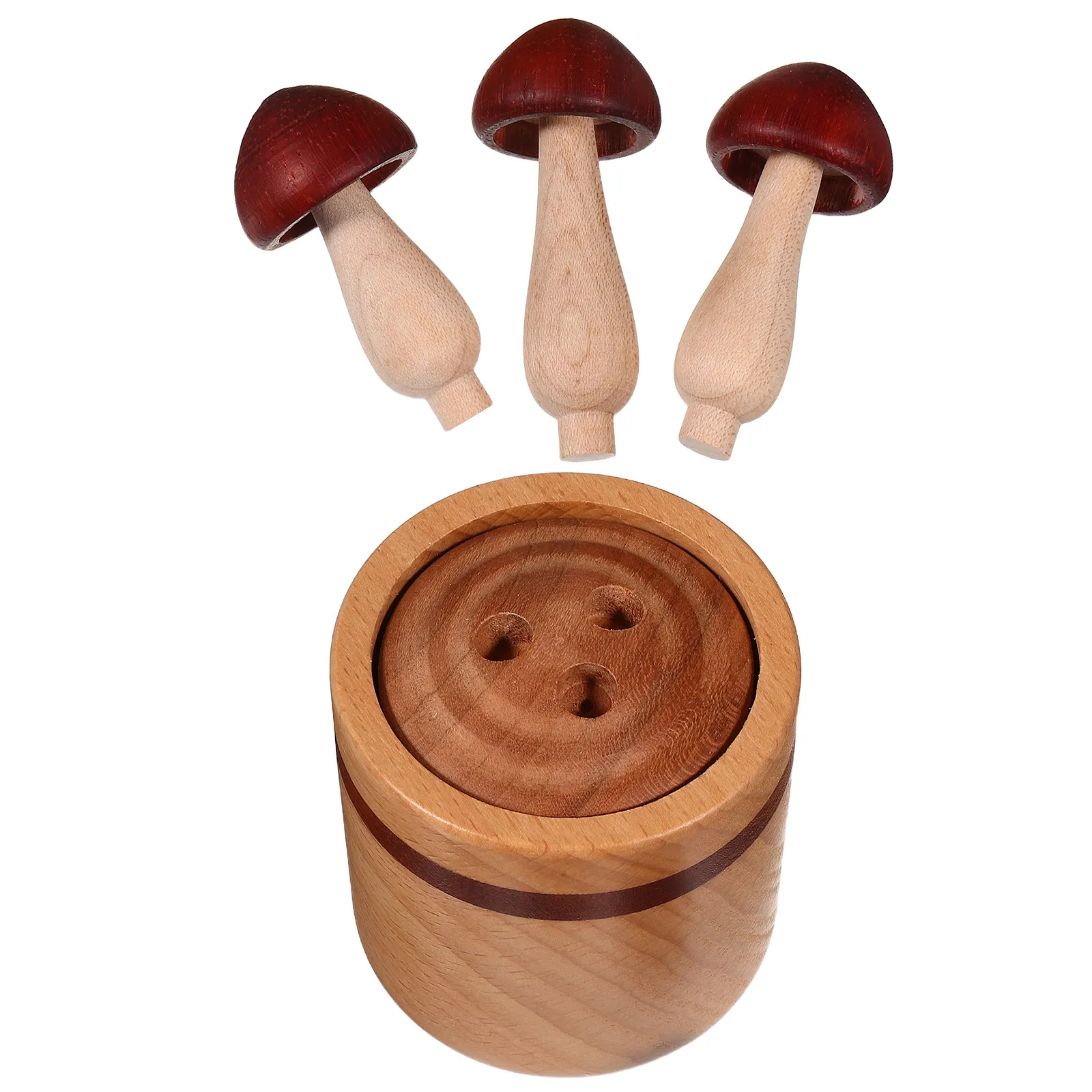 

Wooden Mushroom Essential Oil Diffuser Mini Cute Aromatherapy Diffuser for Home Office Atmosphere Gift