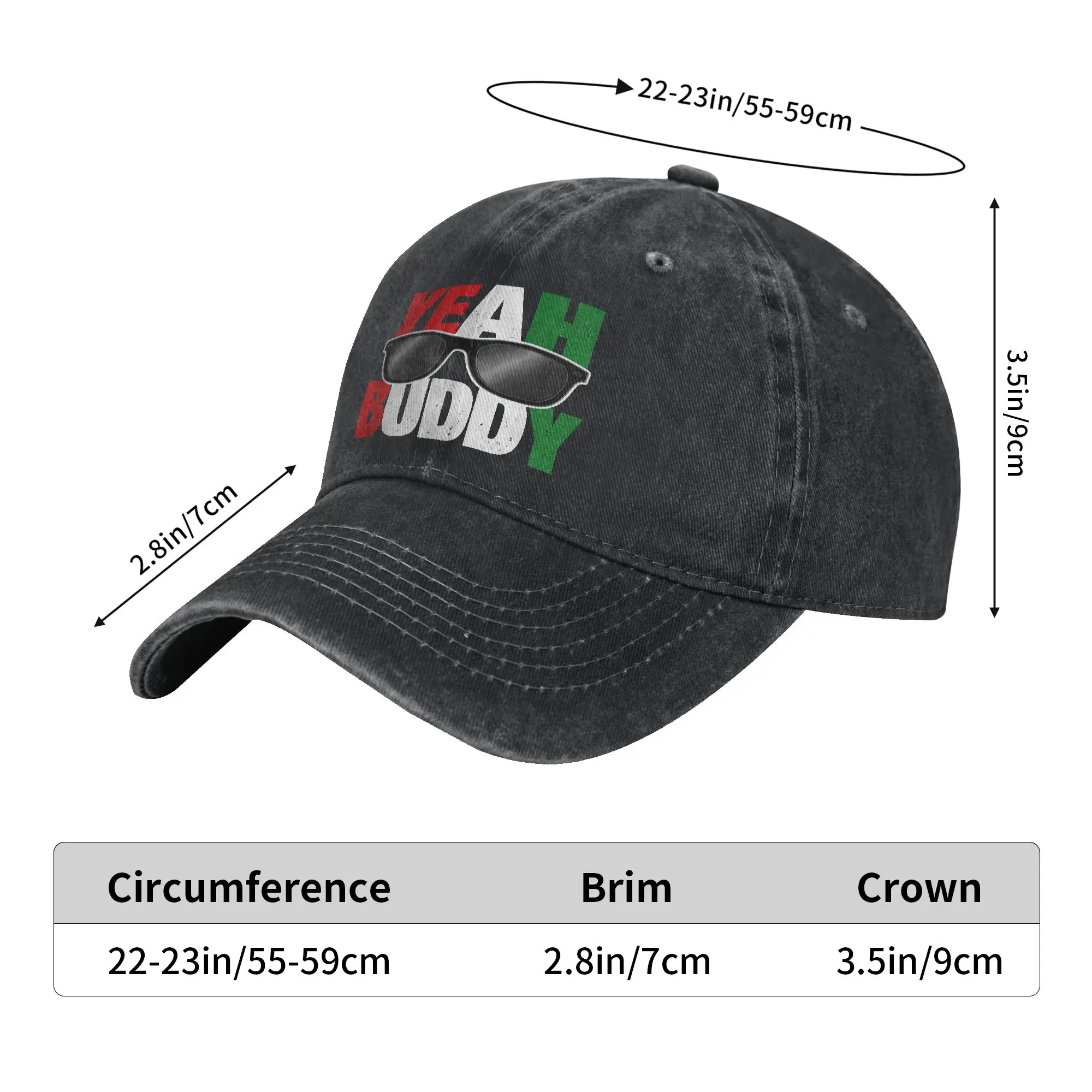 Baseball Cap Yeah Buddy Funny Summer Fashion Trucker Hat  Unisex Men Design Outdoor Sports High Quality Baseball Caps